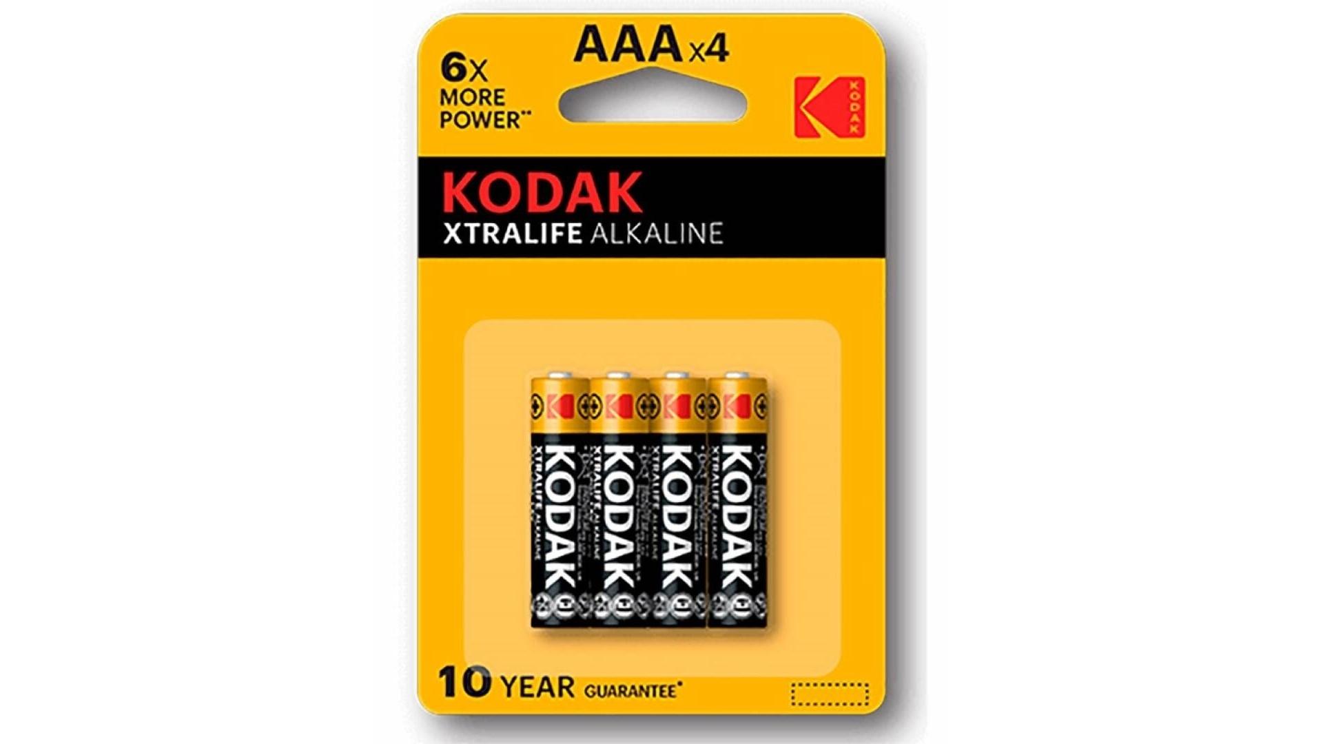 BLISTER 4 PILAS KODAK XTRAFILE ALCALINAS LR03 AAA