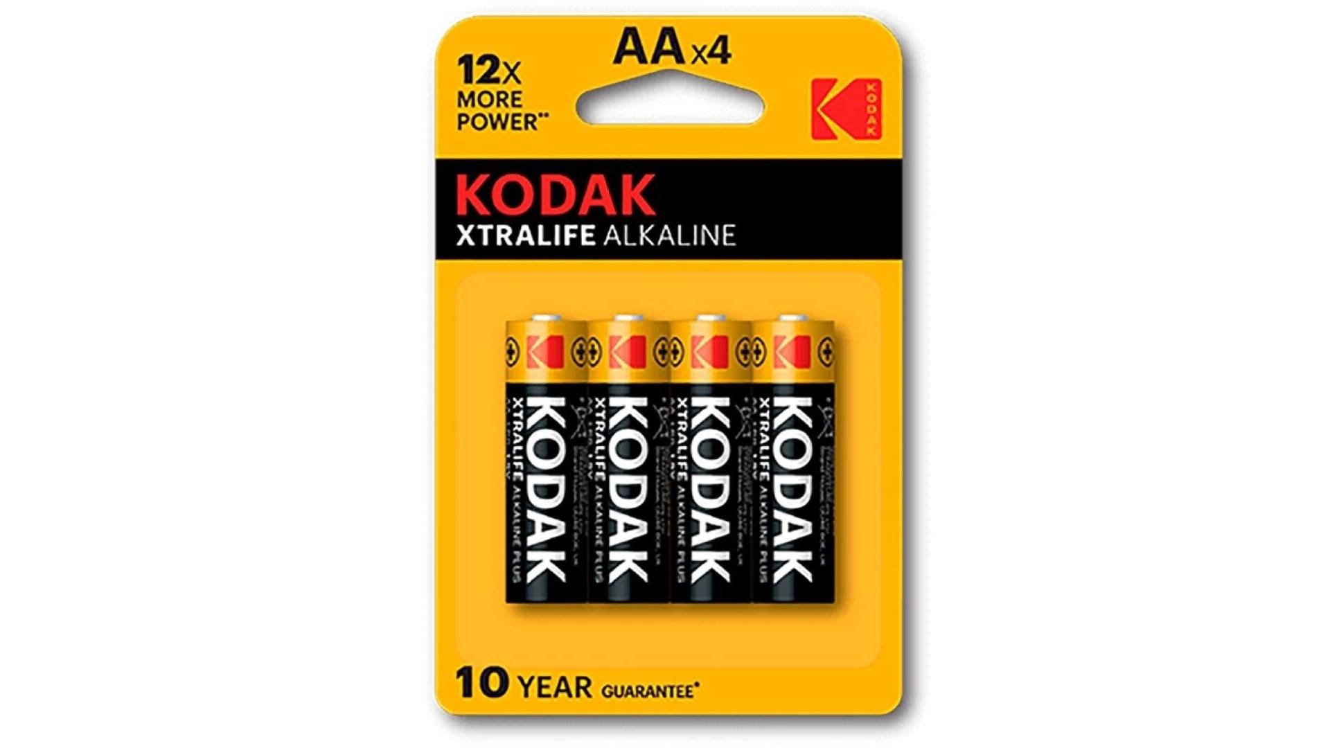 BLISTER 4 PILAS KODAK XTRAFILE ALCALINAS LR6 AA
