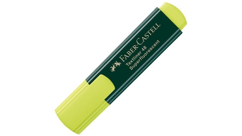 ROTULADOR FLUORESCENTE FABER CASTELL TEXTLINER 48 AMARILLO