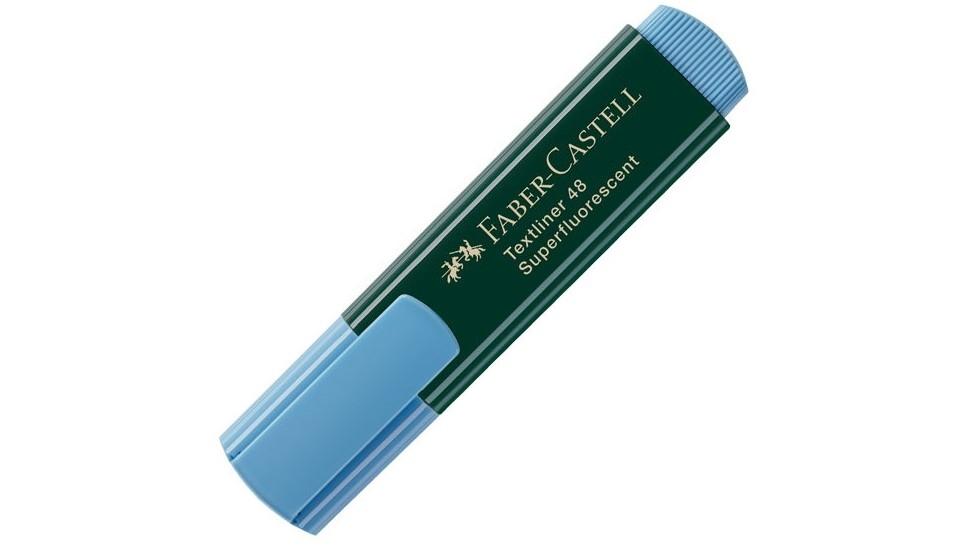 ROTULADOR FLUORESCENTE FABER CASTELL TEXTLINER 48 AZUL