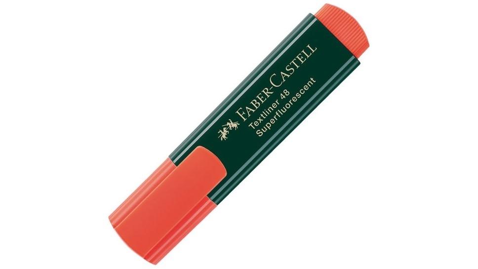 ROTULADOR FLUORESCENTE FABER CASTELL TEXTLINER 48 NARANJA