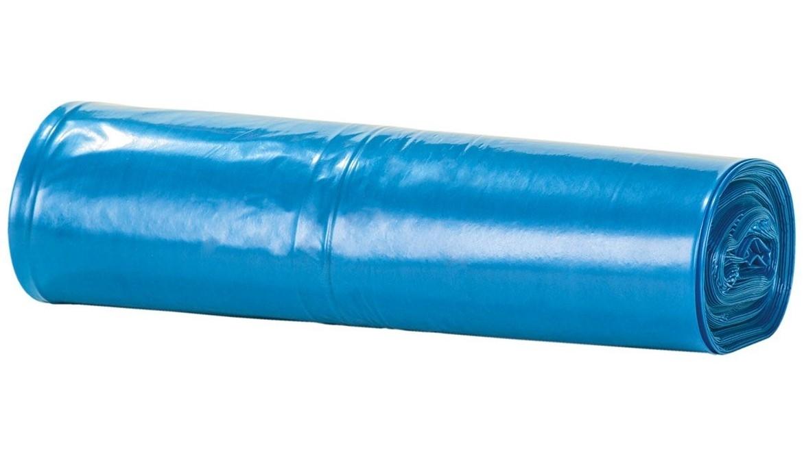 BOLSA BASURA DOMESTICA AZUL 54 X 60 CM GALGA 60 ROLLO DE 25 UNIDADES