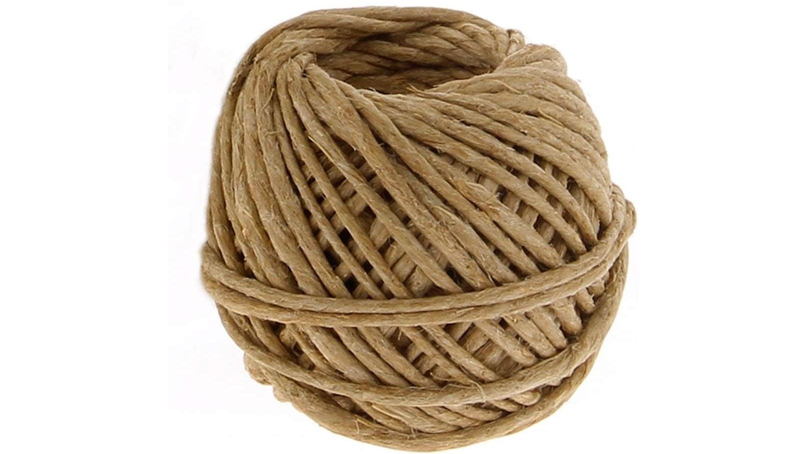 BOBINA DE CUERDA CAÑAMO NATURAL 100 G. 3 CABOS FIXOPACK
