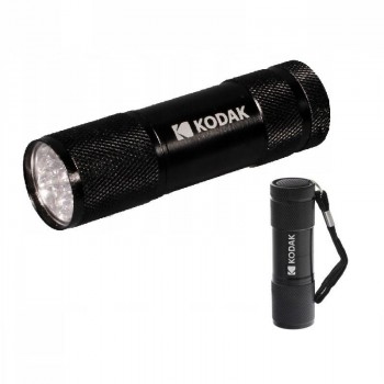 LINTERNA COMPACTA 9 LED KODAK COLOR NEGRO