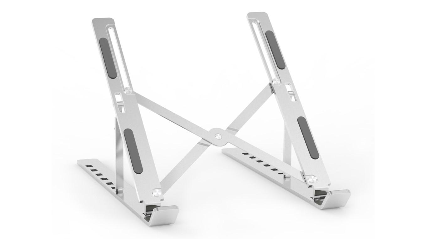 SOPORTE DE SOBREMESA AJUSTABLE PARA PORTATIL / TABLET AISENS COLOR PLATA