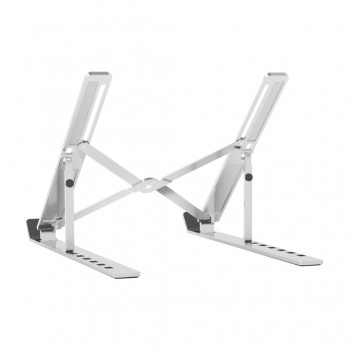 SOPORTE DE SOBREMESA AJUSTABLE PARA PORTATIL / TABLET AISENS COLOR PLATA