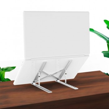 SOPORTE DE SOBREMESA AJUSTABLE PARA PORTATIL / TABLET AISENS COLOR PLATA