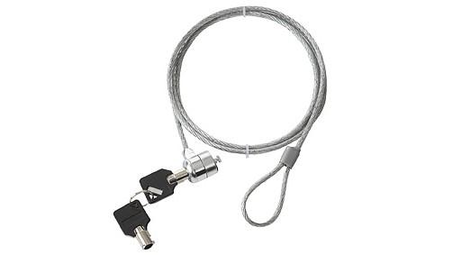 CABLE DE SEGURIDAD ANTIRROBO GRIS 1,5M CON LLAVE TECHAIR TALKK