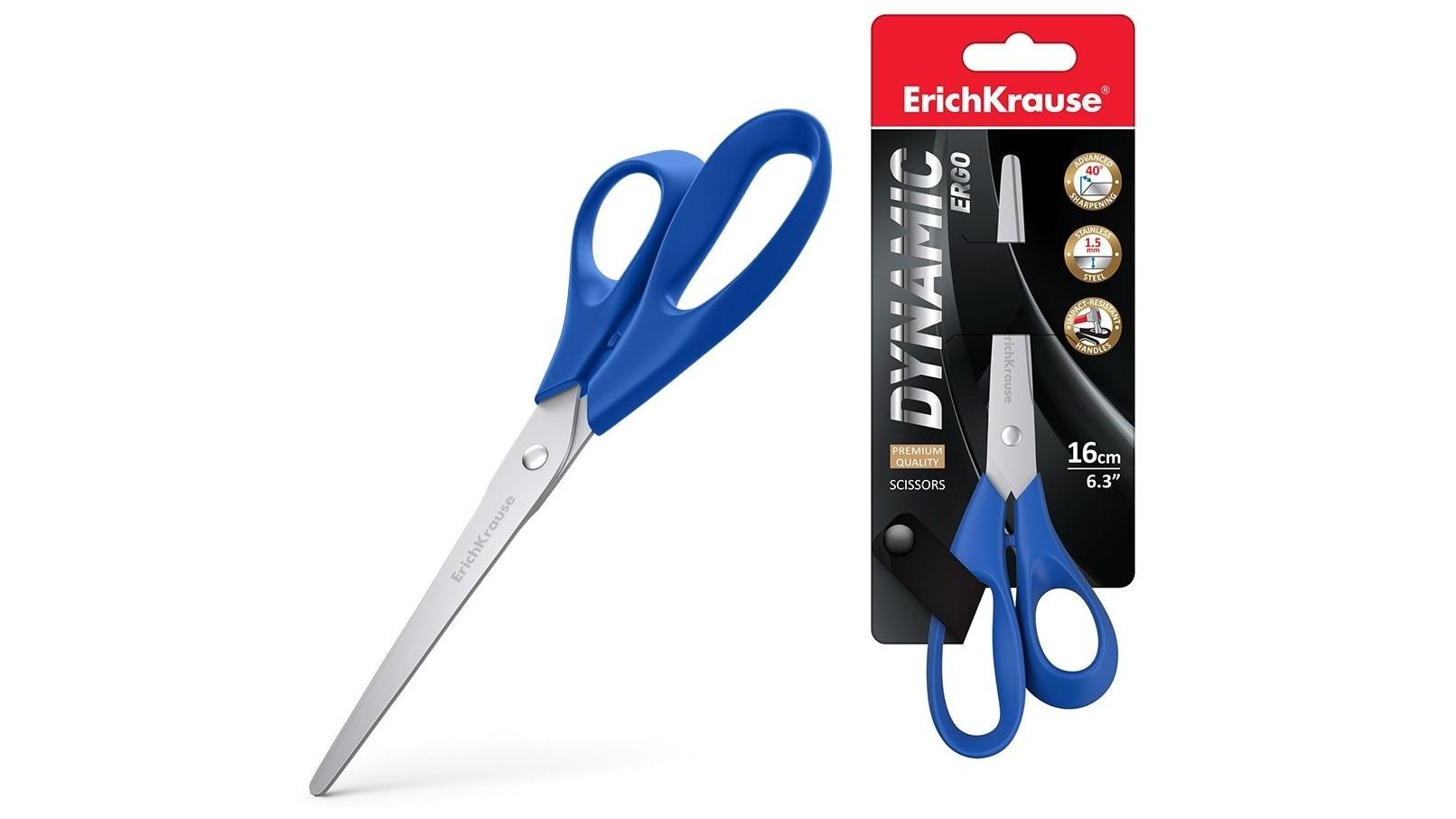 TIJERAS OFICINA 16CM COLORES SURTIDOS ERICHKRAUSE DYNAMIC