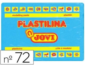 PLASTILINA JOVI 72 AZUL CLARO -UNIDAD -TAMAÑO GRANDE 350 GR