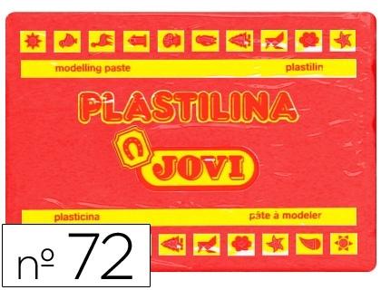 PLASTILINA JOVI 72 ROJO -UNIDAD -TAMAÑO GRANDE 350 GR