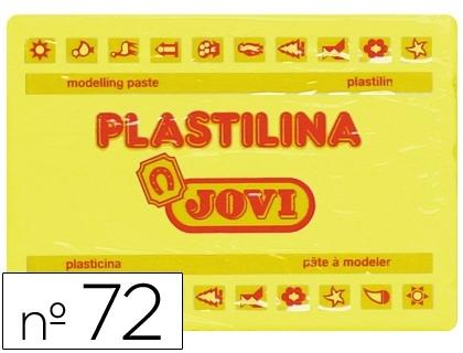PLASTILINA JOVI 72 AMARILLO CLARO -UNIDAD -TAMAÑO GRANDE 350 GR