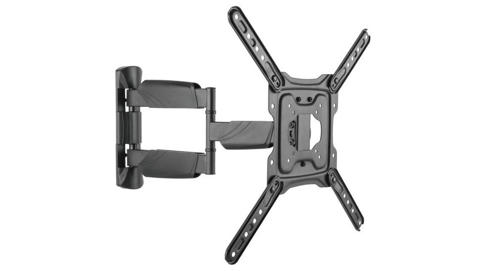 SOPORTE DE PARED PARA MONITOR / TV EWENT EASY TURN - DE 23" A 55" - GIRATORIO, INCLINABLE - NEGRO
