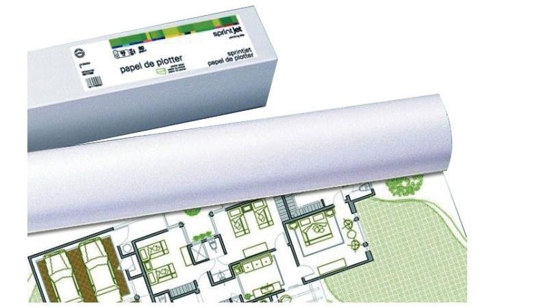 PAPEL REPROGRAFIA PARA PLOTTER 914MMX50MT 80GR FABRISA