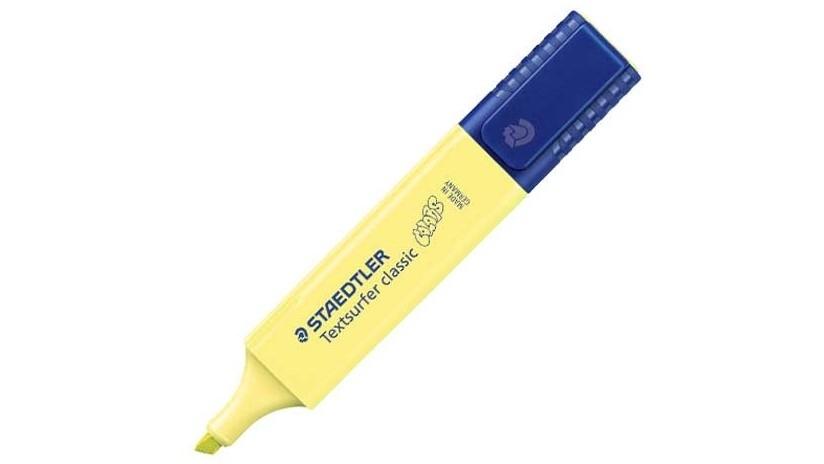 ROTULADOR FLUORESCENTE STAEDTLER TEXTSURFER CLASSIC 364 PASTEL & VINTAGE AMARILLO CLARO
