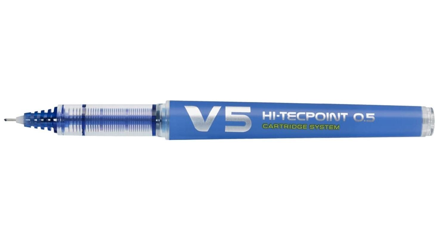 ROTULADOR PILOT PUNTA AGUJA V-5 AZUL 0.5 MM RECARGABLE