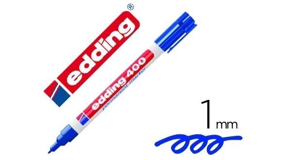 ROTULADOR EDDING 400 AZUL