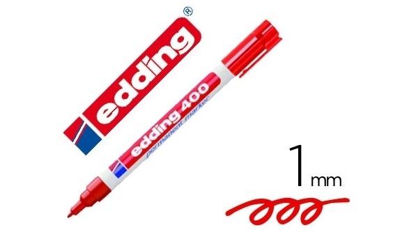 ROTULADOR EDDING 400 ROJO