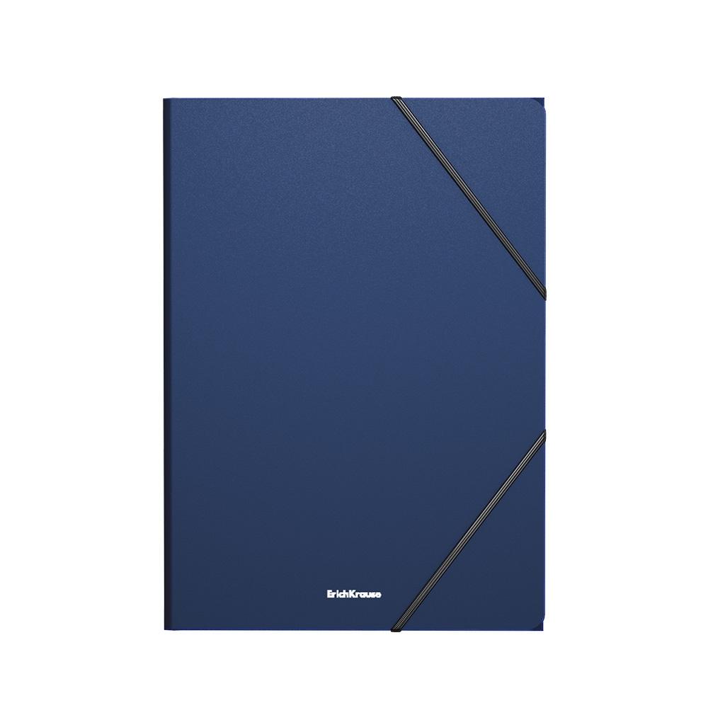 CARPETA GOMAS SOLAPAS POLIPROPILENO A4 ERICHKRAUSE COLOR AZUL