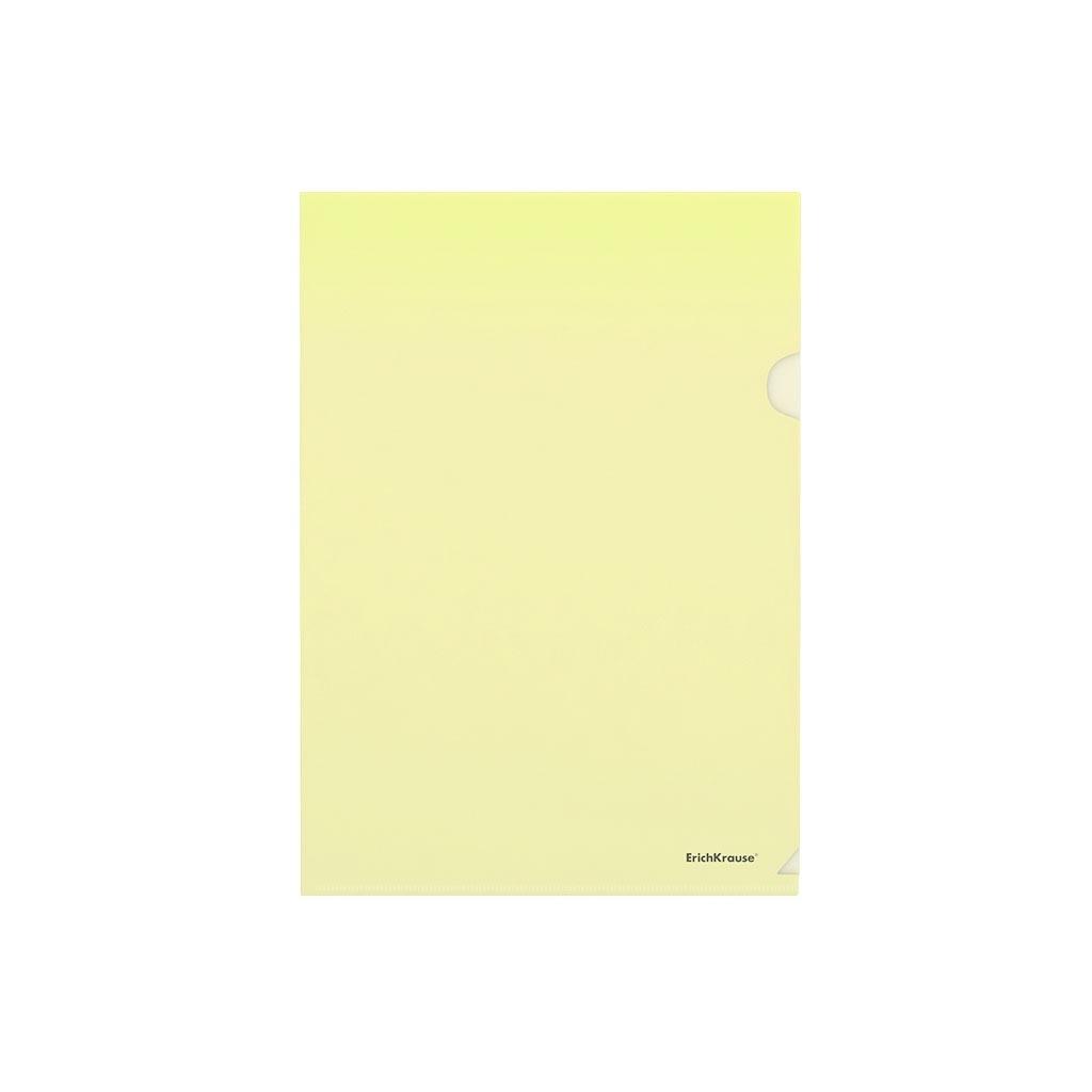 DOSSIER UÑERO A4 ERICHKRAUSE L-FILE COLOR AMARILLO