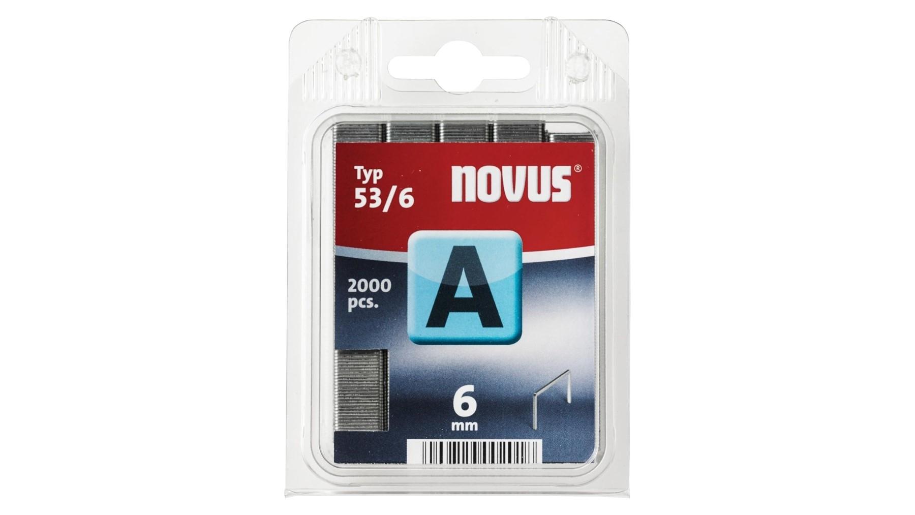CAJA 2000 GRAPAS CLAVADORA ALAMBRE FINO A 53/6 NOVUS