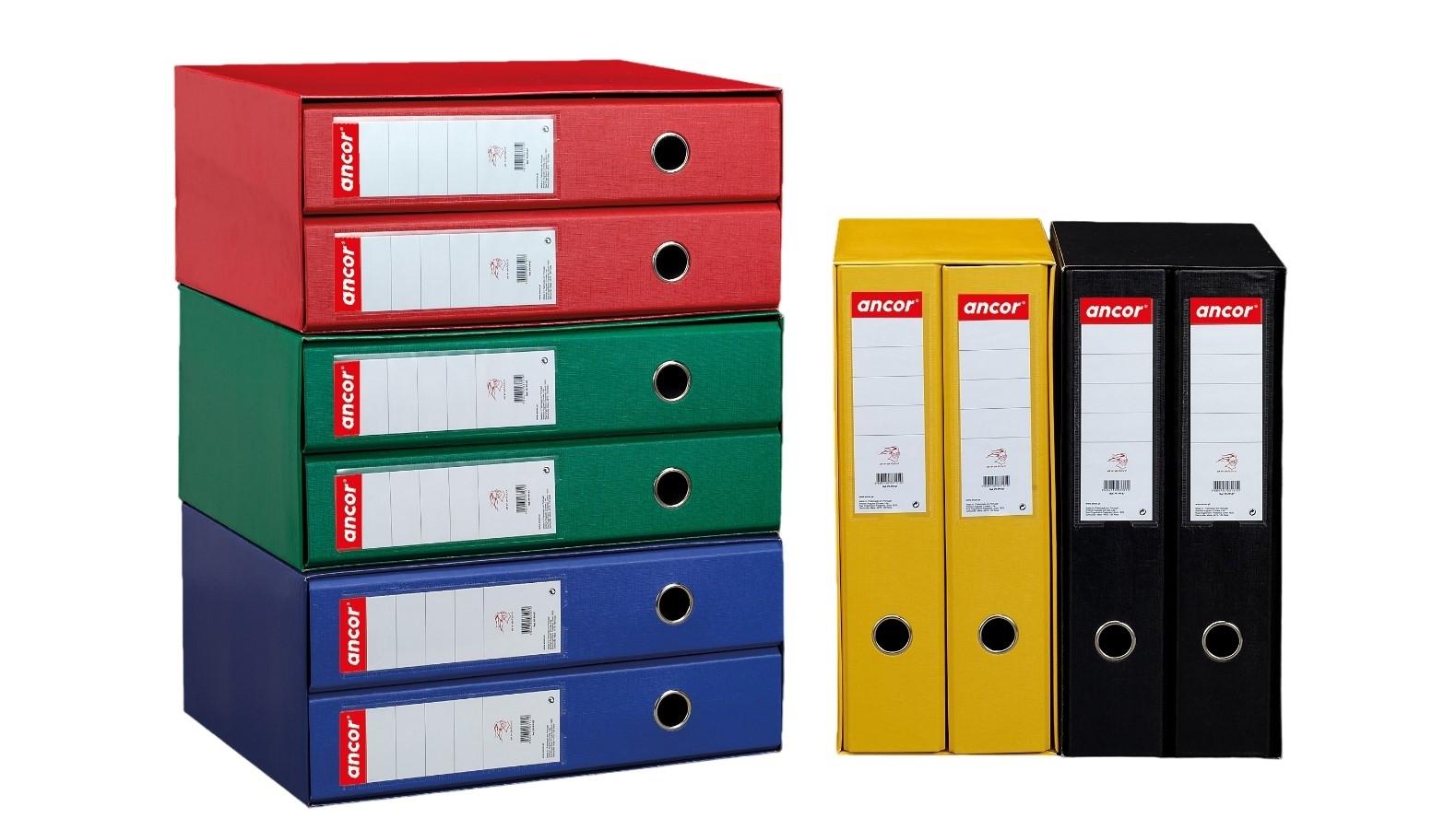 MODULO 2 ARCHIVADORES FOLIO ANCOR AVALON COLOR ROJO