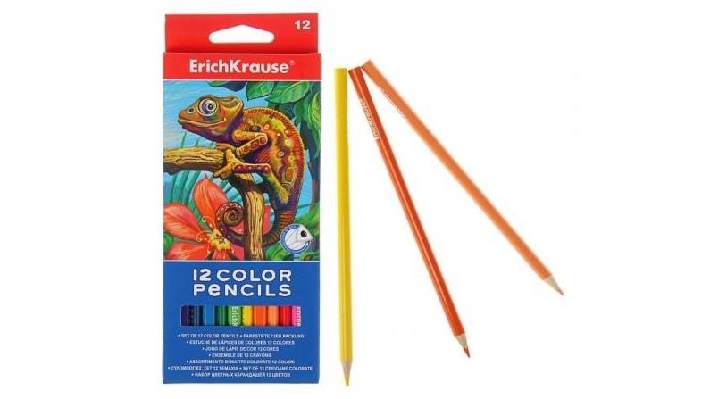 CAJA 12 LAPICES TRIANGULARES DE COLORES SURTIDOS ERICHKRAUSE