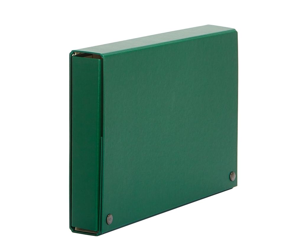 CARPETA PROYECTOS PARDO FOLIO LOMO 50 MM CARTON FORRADO CON CIERRE BROCHE COLOR VERDE