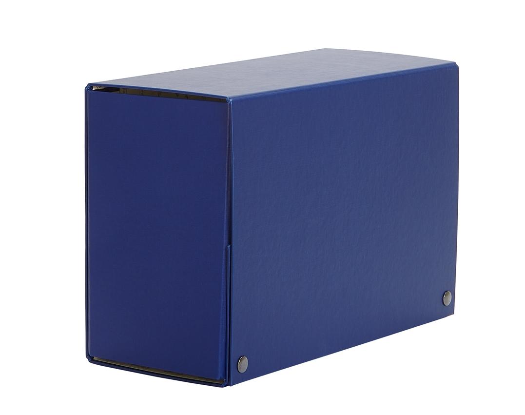 CARPETA PROYECTOS PARDO FOLIO LOMO 150 MM CARTON FORRADO CON CIERRE BROCHE COLOR AZUL