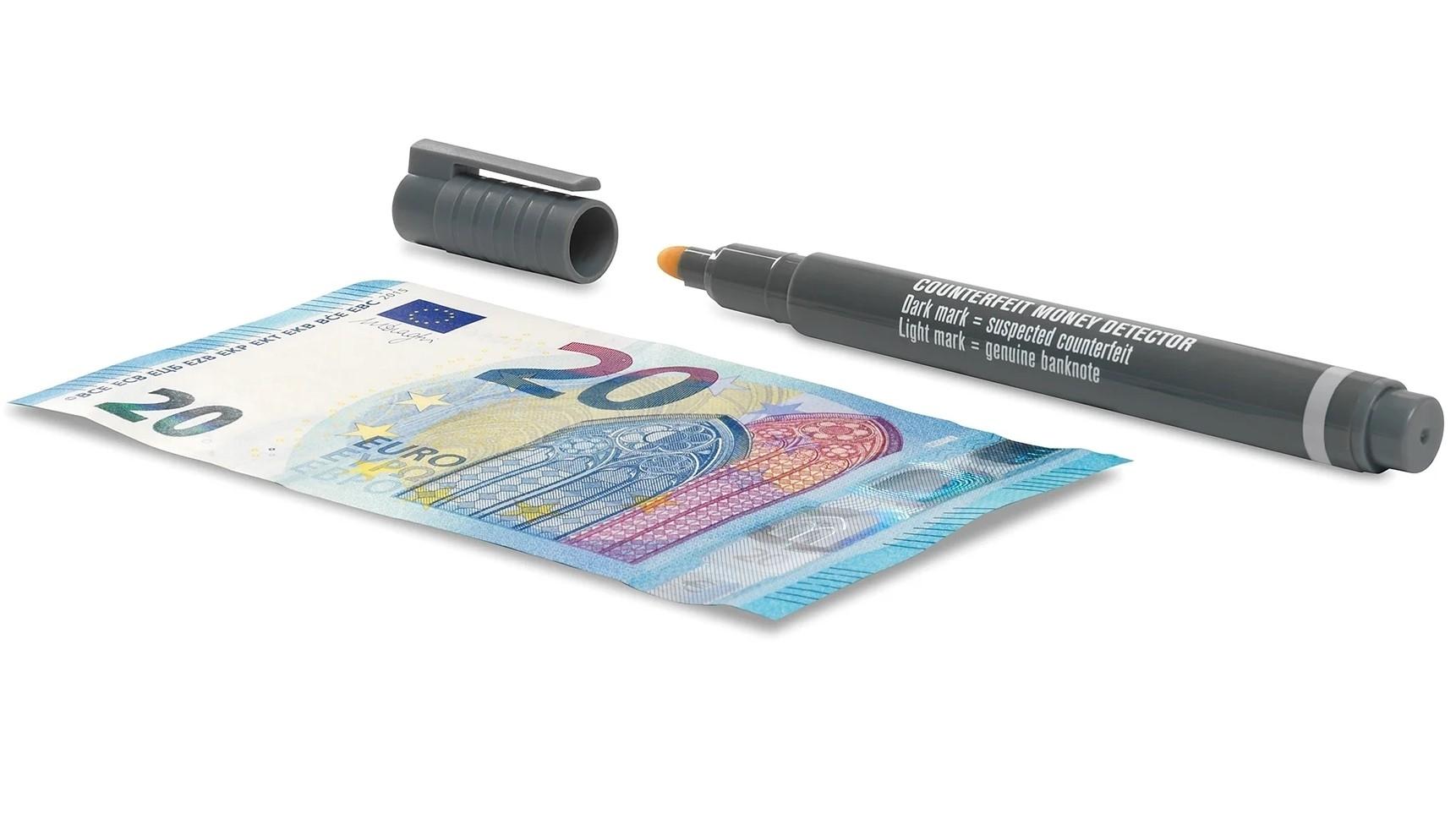 ROTULADOR DETECTOR DE BILLETES FALSOS SAFESCAN 30
