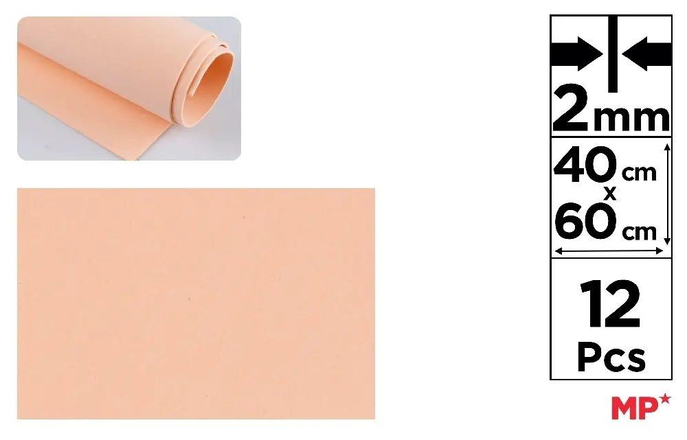 GOMA EVA MP 40X60CM ESPESOR 2MM COLOR SEPIA