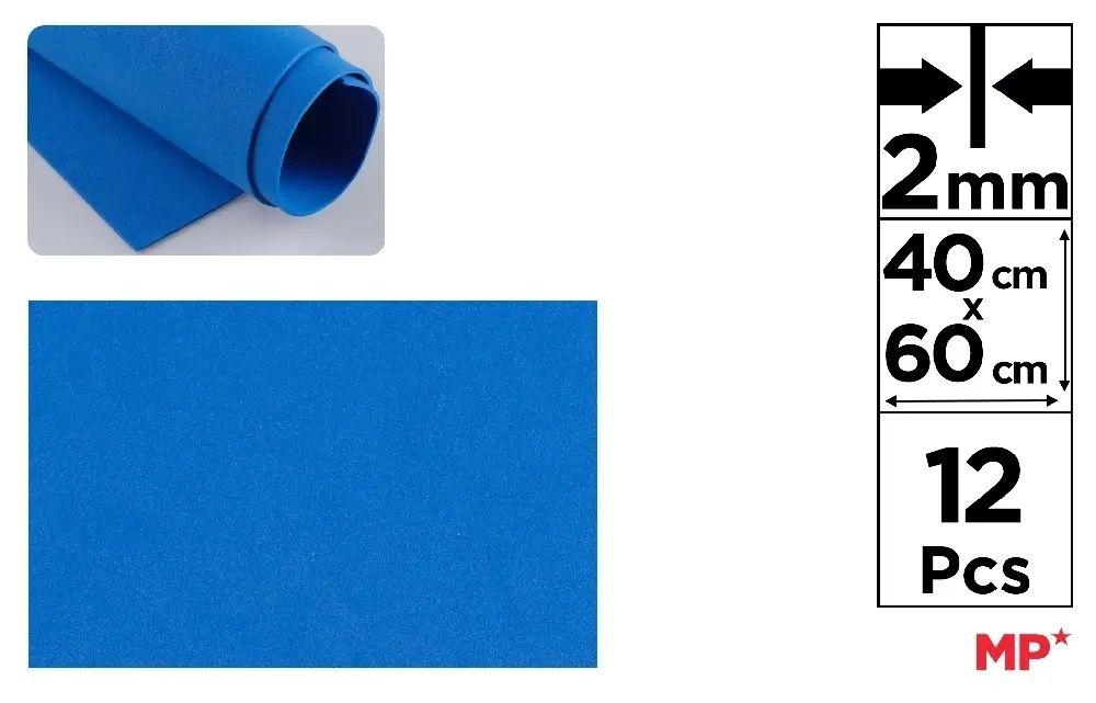 GOMA EVA MP 40X60CM ESPESOR 2MM COLOR AZUL OSCURO
