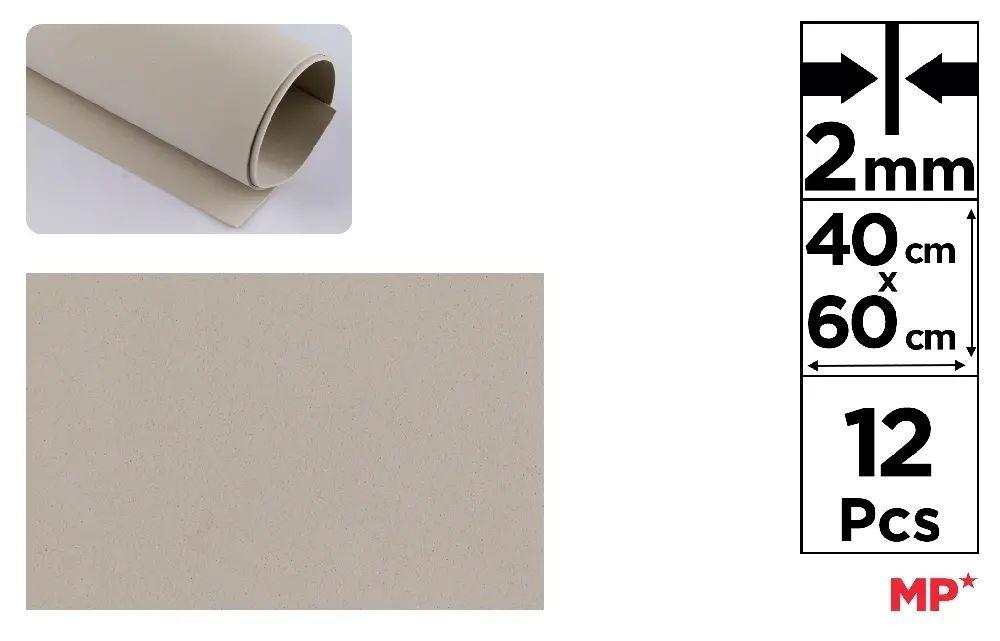 GOMA EVA MP 40X60CM ESPESOR 2MM COLOR GRIS PIEDRA