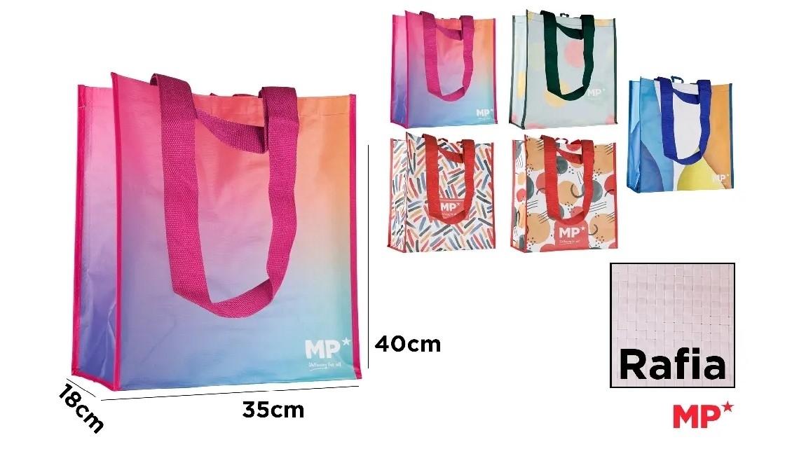 BOLSA DE RAFIA MP GRANDE 35 X 40 X 18 CM
