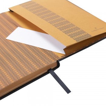 CUADERNO DE NOTAS GALGO A5 RAYADO HORIZONTAL 1 RAYA CIERRE CON GOMA COLOR NEGRO