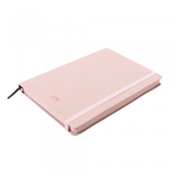 CUADERNO DE NOTAS GALGO A5 RAYADO HORIZONTAL 1 RAYA CIERRE CON GOMA COLOR ROSA