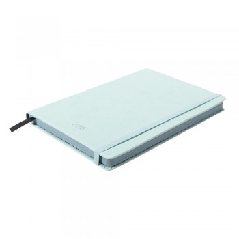 CUADERNO DE NOTAS GALGO A5 RAYADO HORIZONTAL 1 RAYA CIERRE CON GOMA COLOR VERDE CLARO