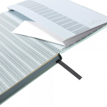CUADERNO DE NOTAS GALGO A5 CUADRICULA 5X5 CIERRE CON GOMA COLOR VERDE CLARO