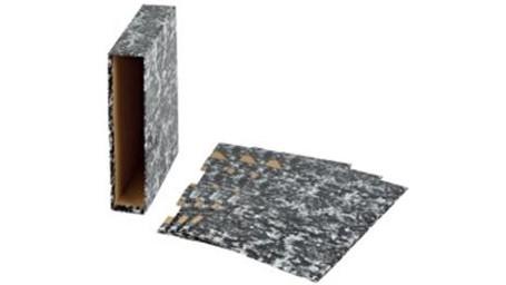 FUNDA PARA ARCHIVADOR AZ ANCOR CLASSIC FOLIO JASPEADO NEGRO