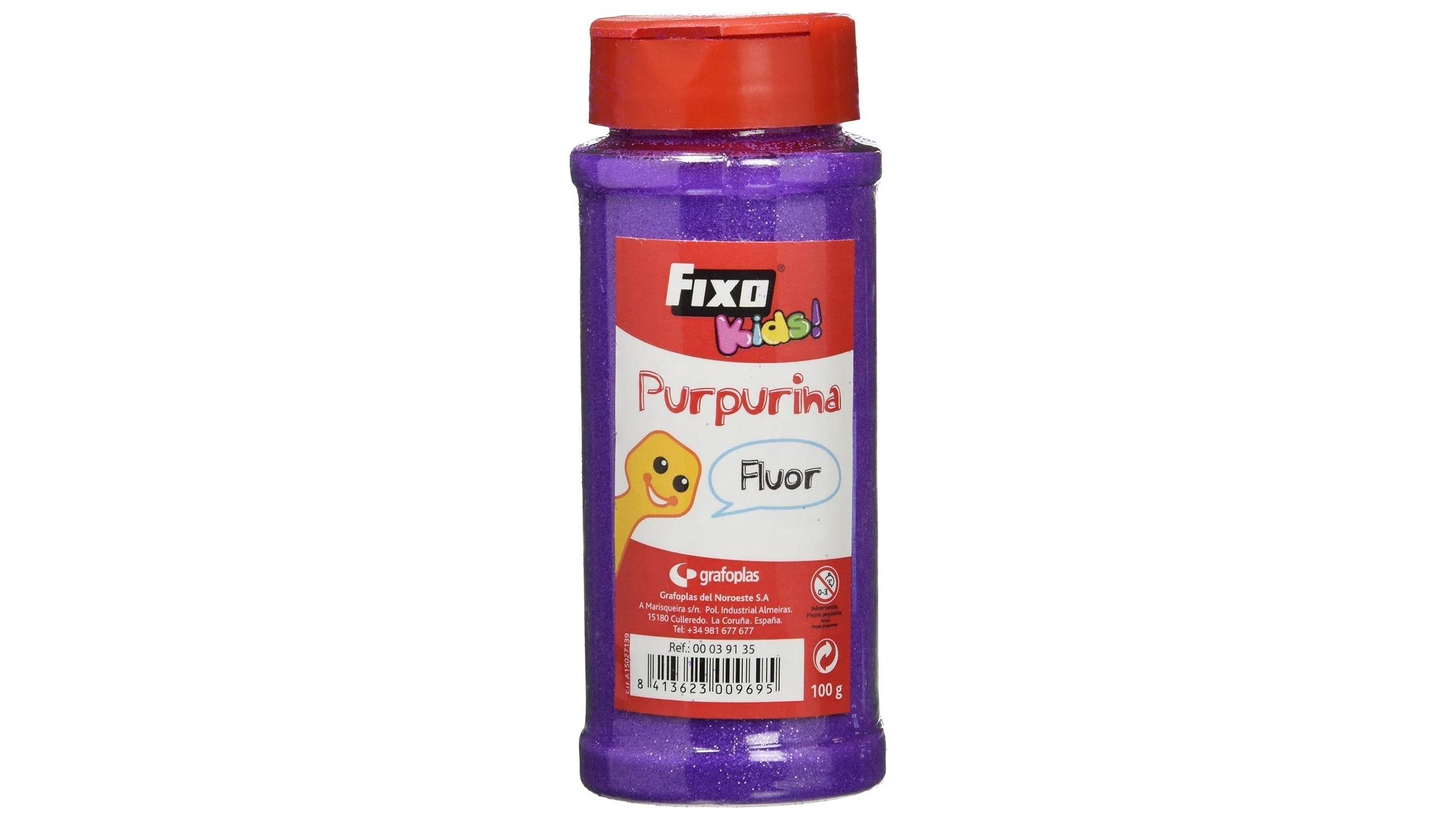 BOTE 100 G PURPURINA FIXO KIDS COLOR VIOLETA