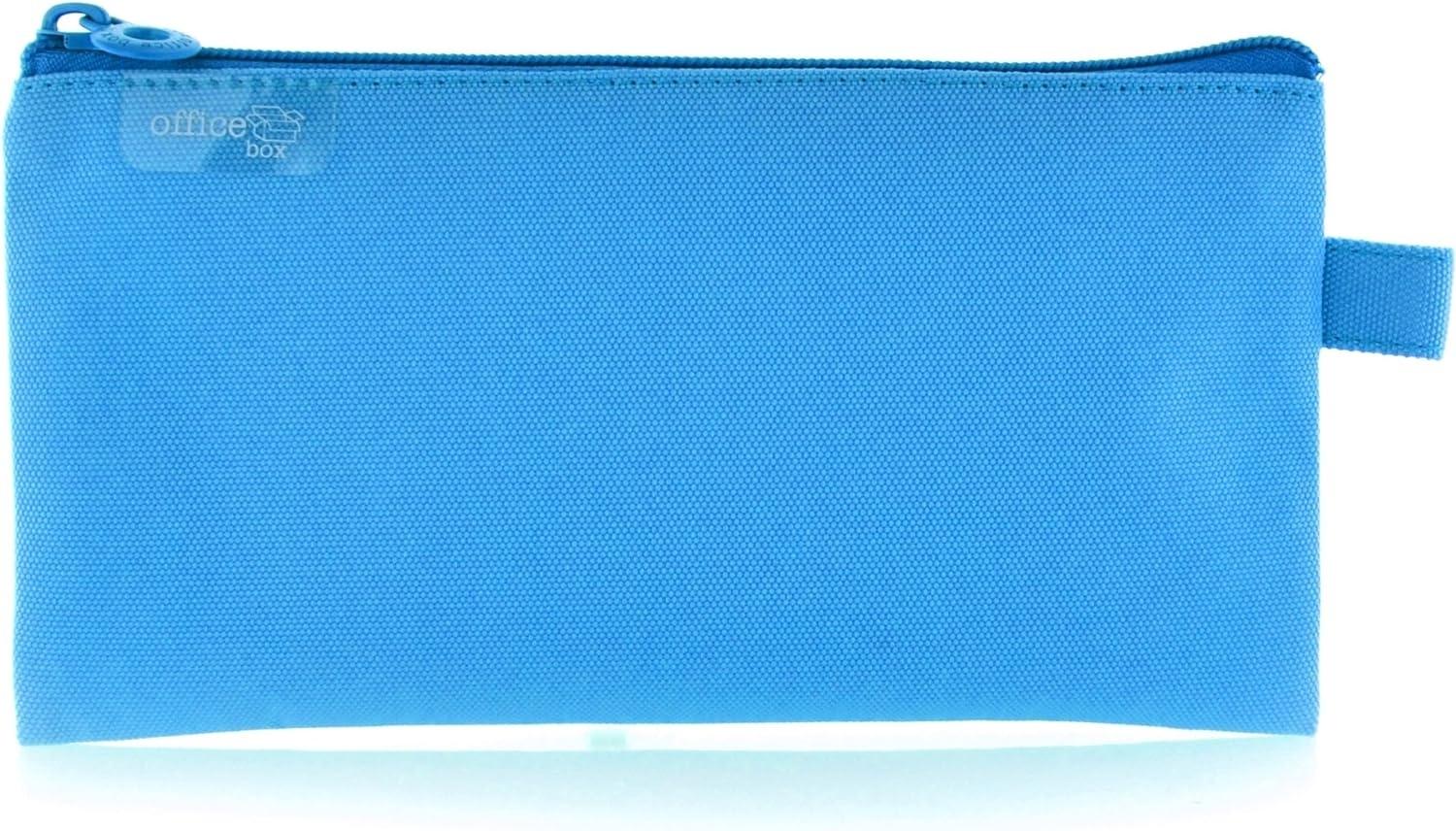 ESTUCHE PORTATODO OFFICE BOX COLORLINE PLANO 22X11CM COLOR AZUL CLARO