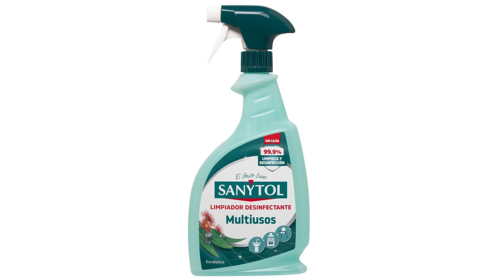 LIMPIADOR DESINFECTANTE SANYTOL MULTIUSOS CON PULVERIZADOR BOTE DE 750 ML