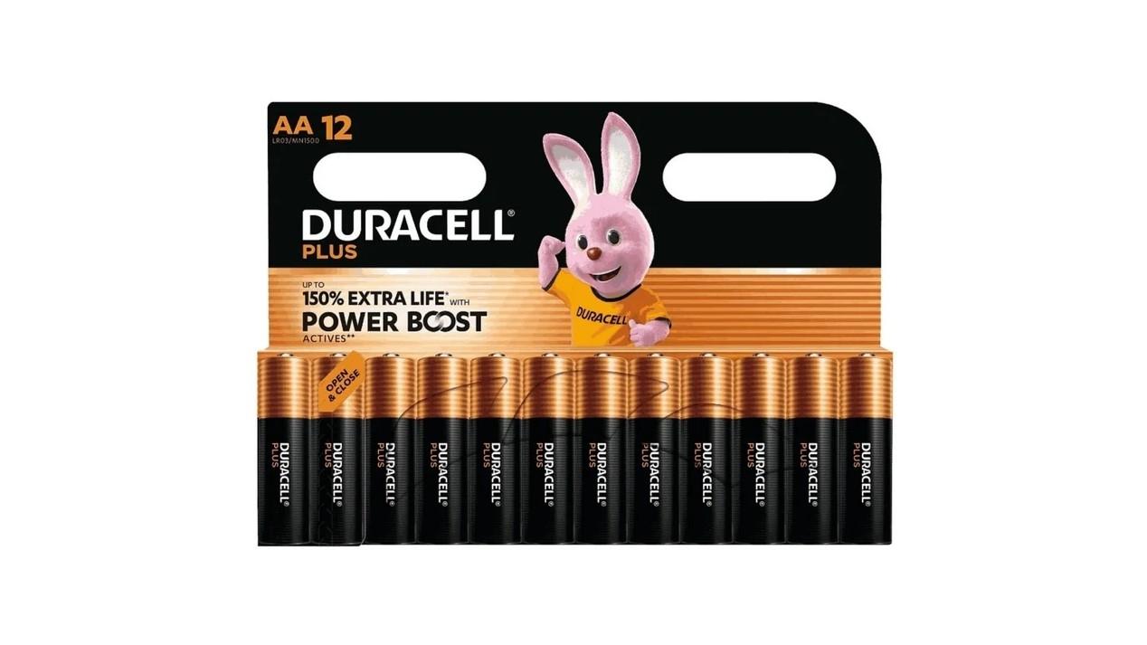 BLISTER 12 PILAS DURACELL PLUS POWER BOOST LR06 AA