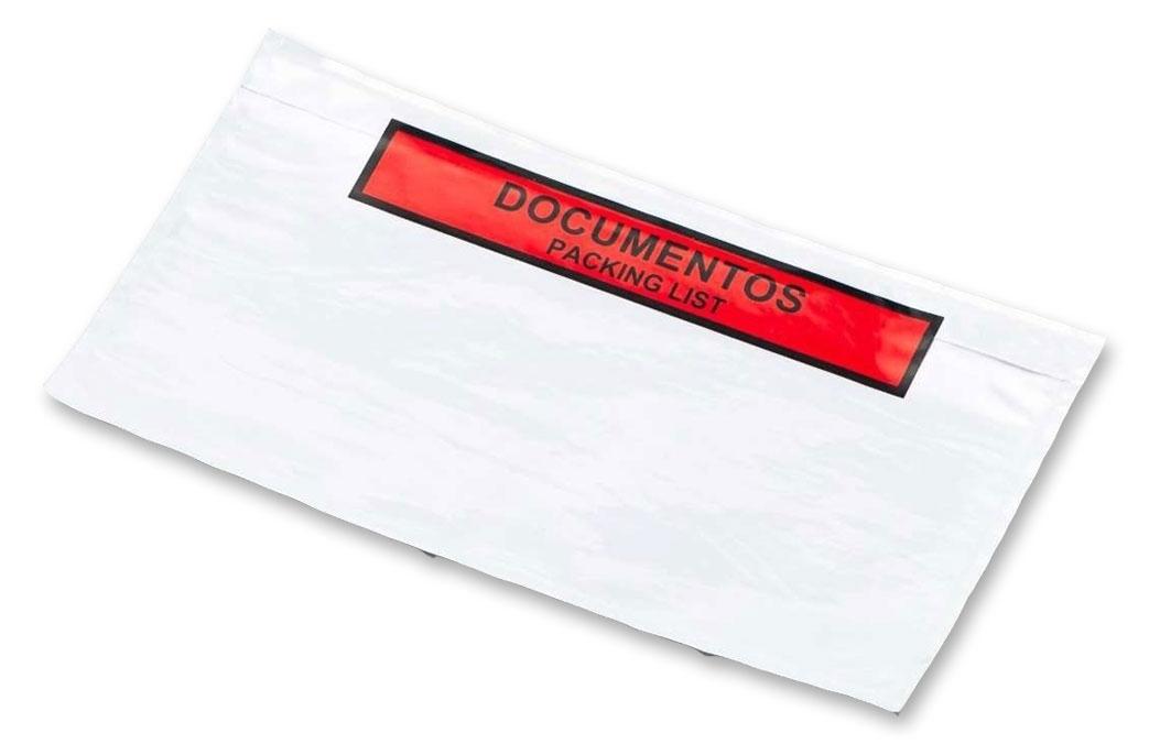 CAJA 250 SOBRES ENVIO AUTOADHESIVOS PACKING LIST CON IMPRESION 175X132 FICKOR