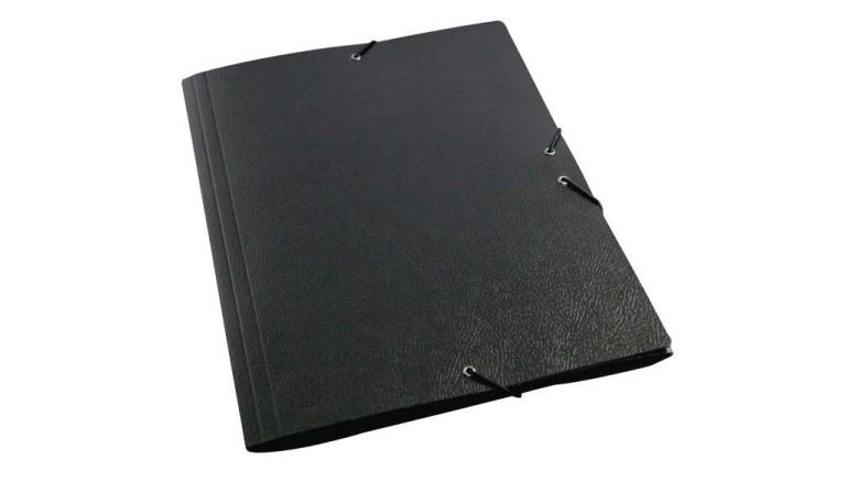 CARPETA PLANOS MARIOLA A3 37X50 CM SENCILLA CON GOMAS CARTON GOFRADO COLOR NEGRO