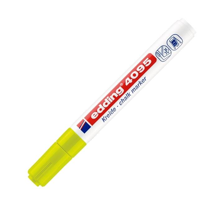 ROTULADOR EDDING 4095 MARCADOR TIZA LIQUIDA COLOR AMARILLO NEON