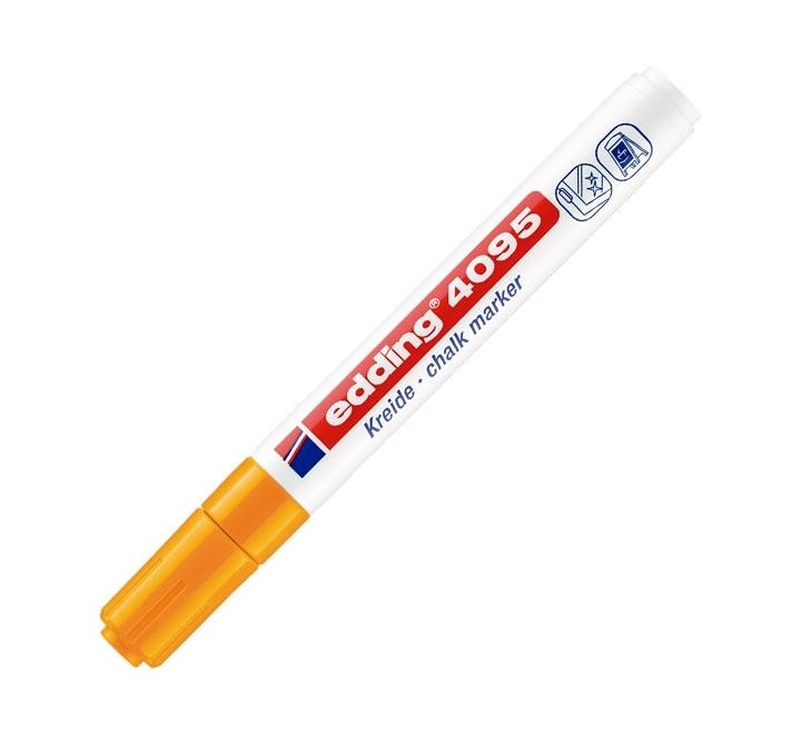 ROTULADOR EDDING 4095 MARCADOR TIZA LIQUIDA COLOR NARANJA NEON