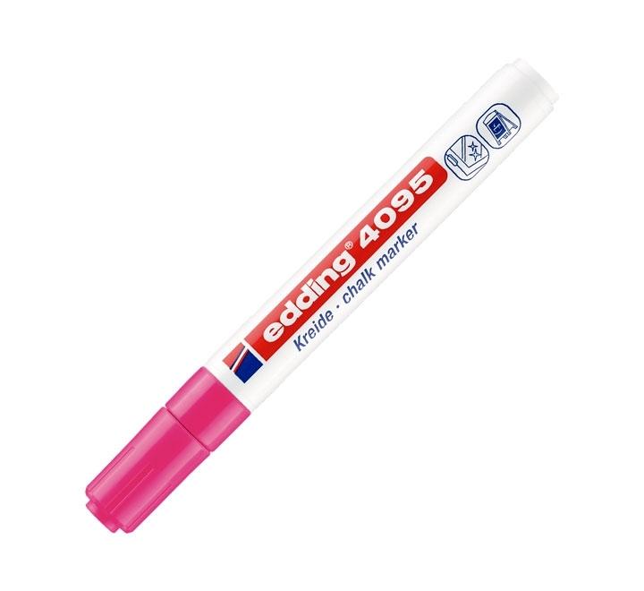 ROTULADOR EDDING 4095 MARCADOR TIZA LIQUIDA COLOR ROSA NEON