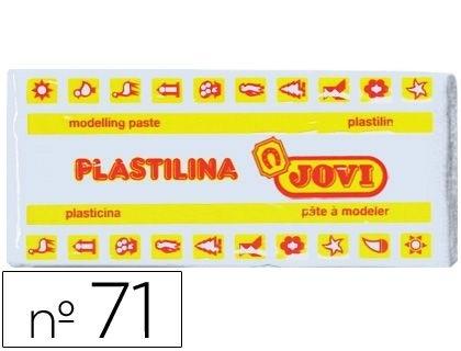 PLASTILINA JOVI 71 BLANCO -UNIDAD -TAMAÑO MEDIANO 150 GR COD 22138
