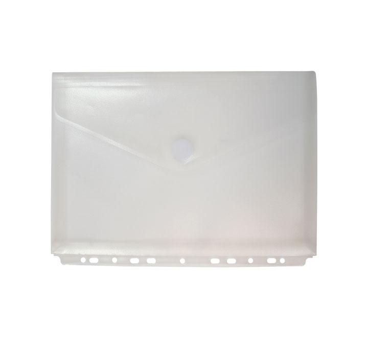 SOBRE CON VELCRO OFFICE BOX A4+ CON FUELLE Y MULTITALADRO COLOR CRISTAL